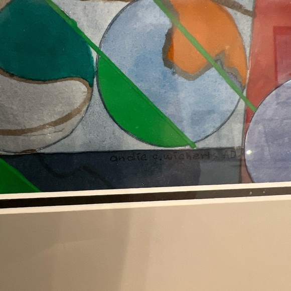 Andie C Wicherts Original watercolour artwork Unframed with matting abstract Art - Picture 10 of 13